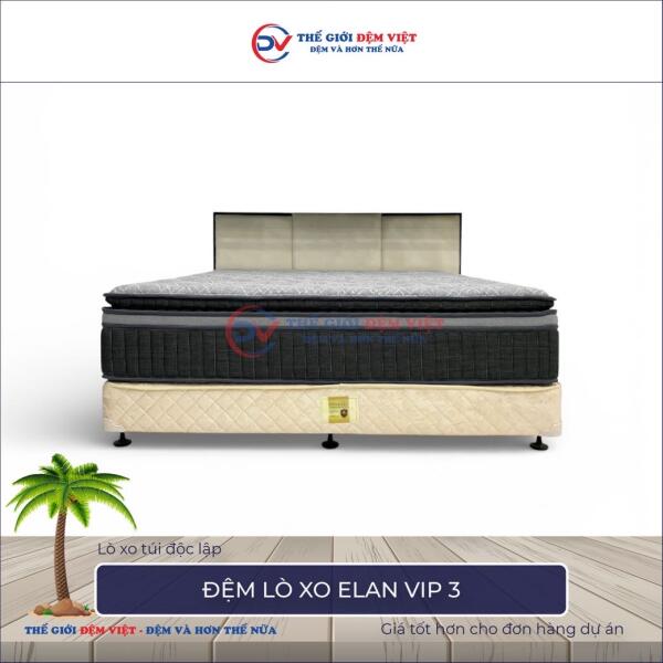 Đệm lò xo Elan Vip 3
